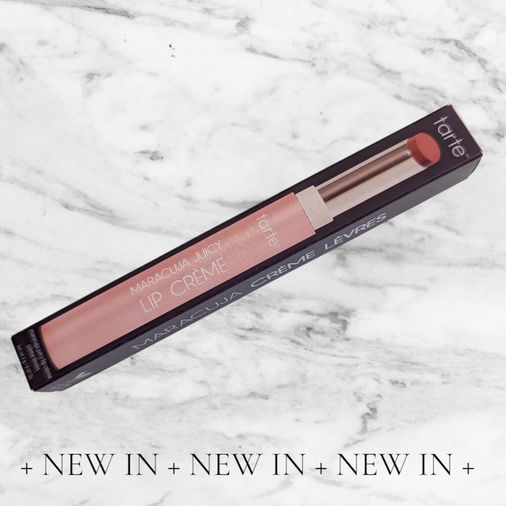 MARACUJA Juicy Lip Creme PEACHY PINK Tarte~ 0.07 OZ / 2 g NEW